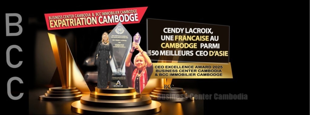 Cendy Lacroix CEO Business Center Cambodia awarded Best CEO Asia 2025